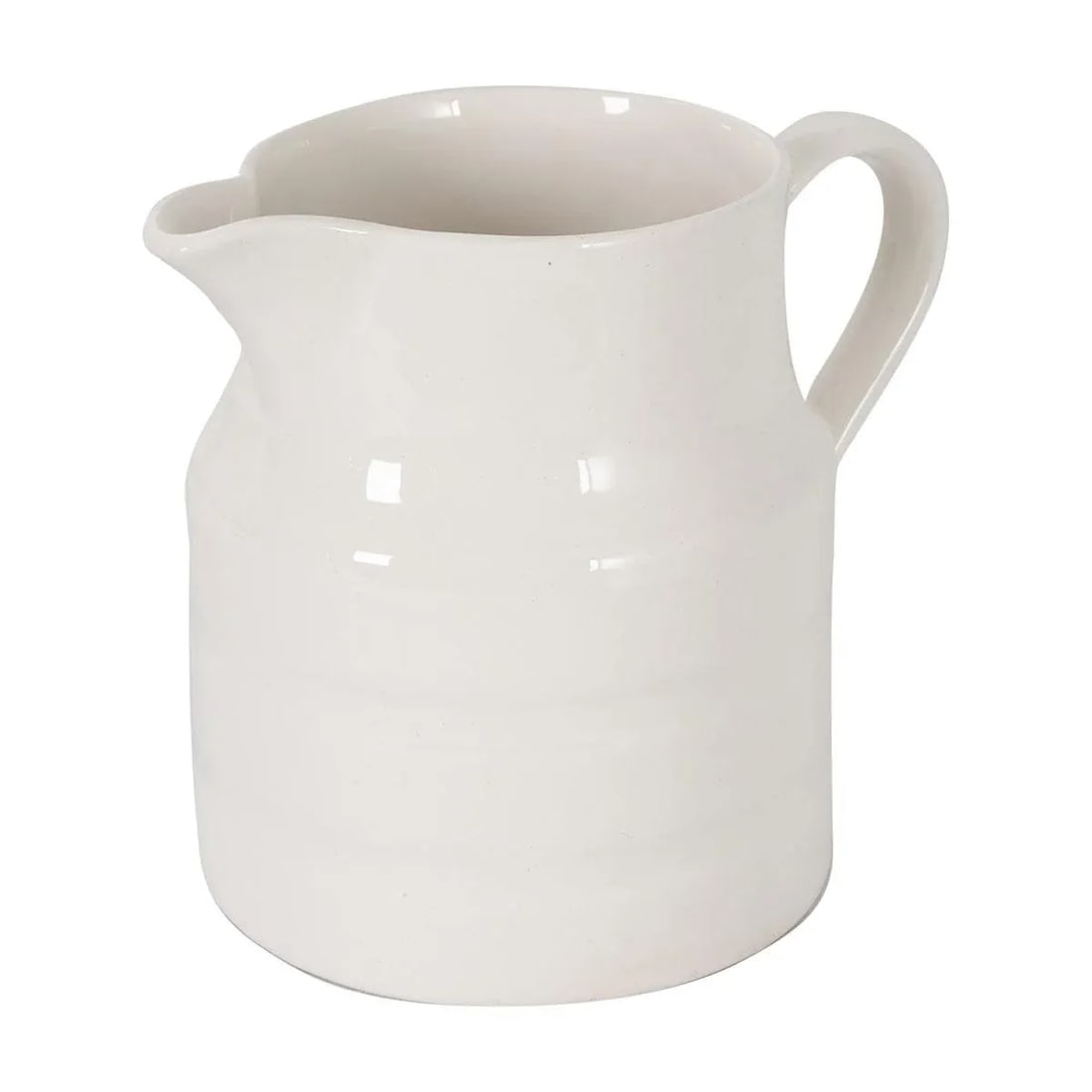 English Early 20th Century Ironstone Dairy Pitcher - 7