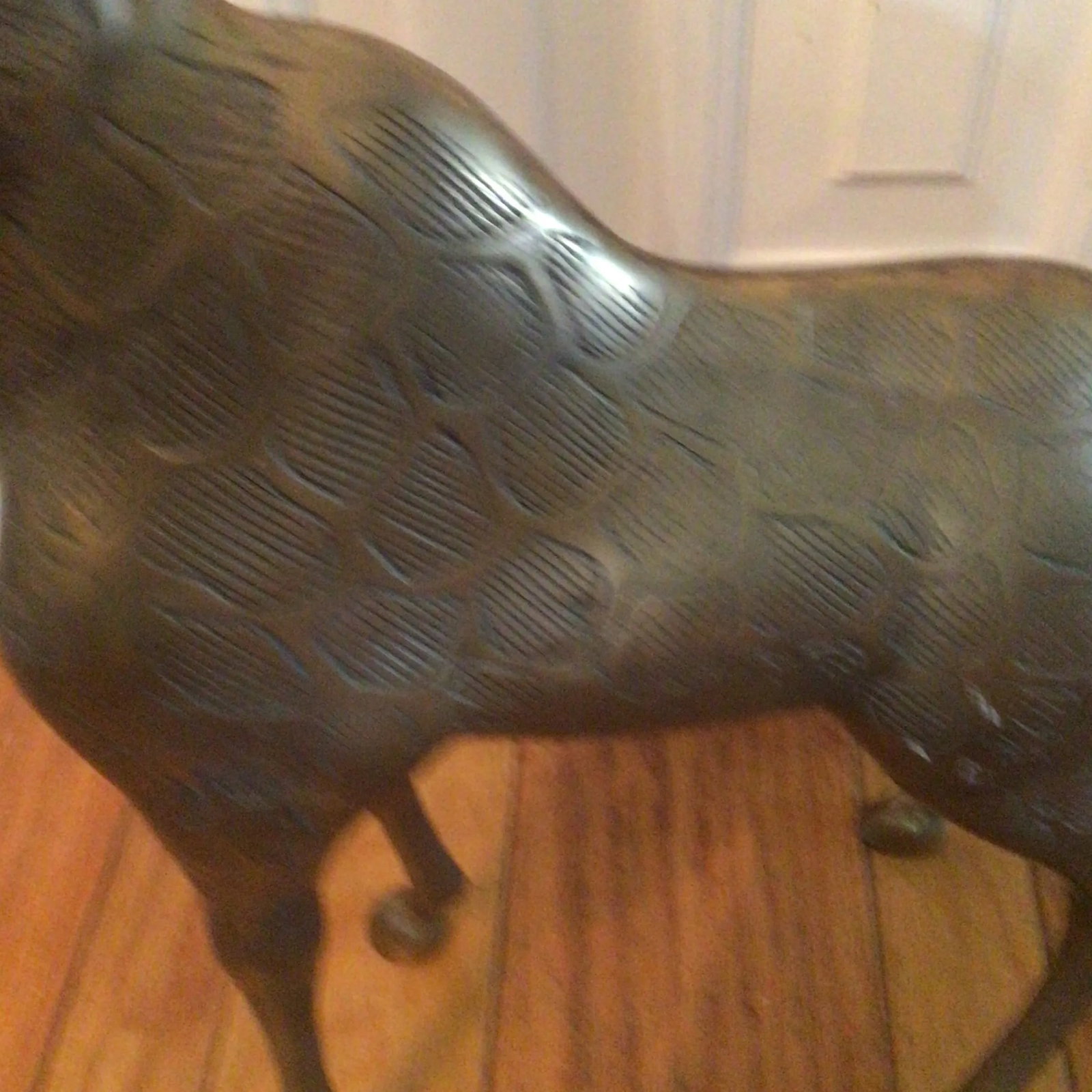 70's Brass Giraffe Large 32.5" - 8