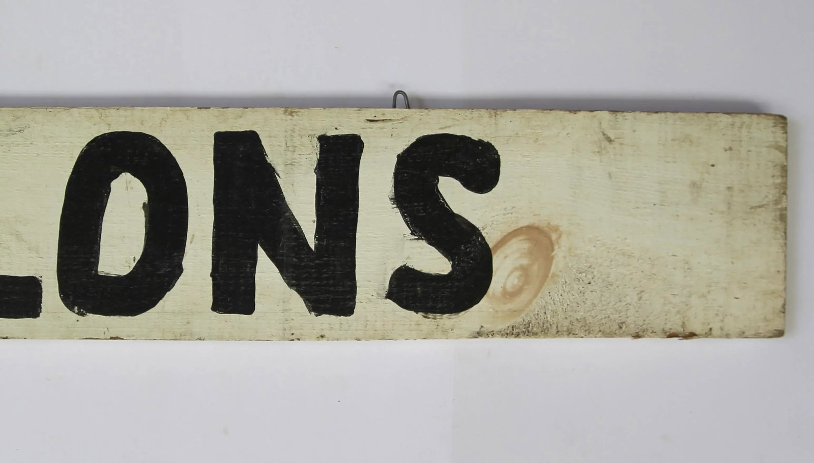 Vintage Black and White Melons Farm Stand Sign - 3