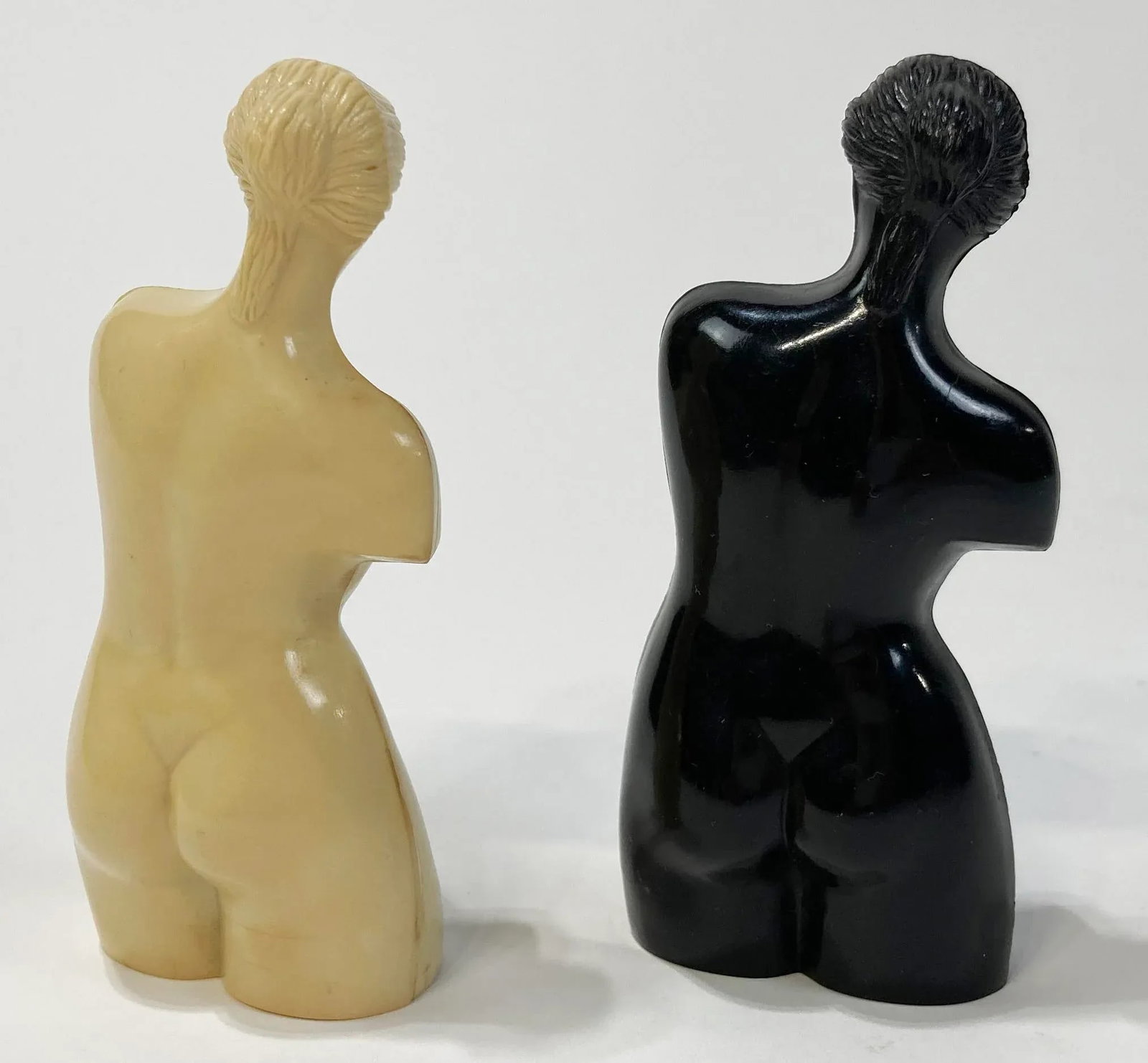 Vintage Resin Female Form Salt and Pepper Shakers, a Pair - 5