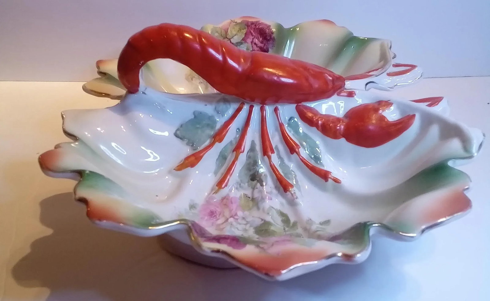 19th Century Victorian German Lobster Serving Dish - 4