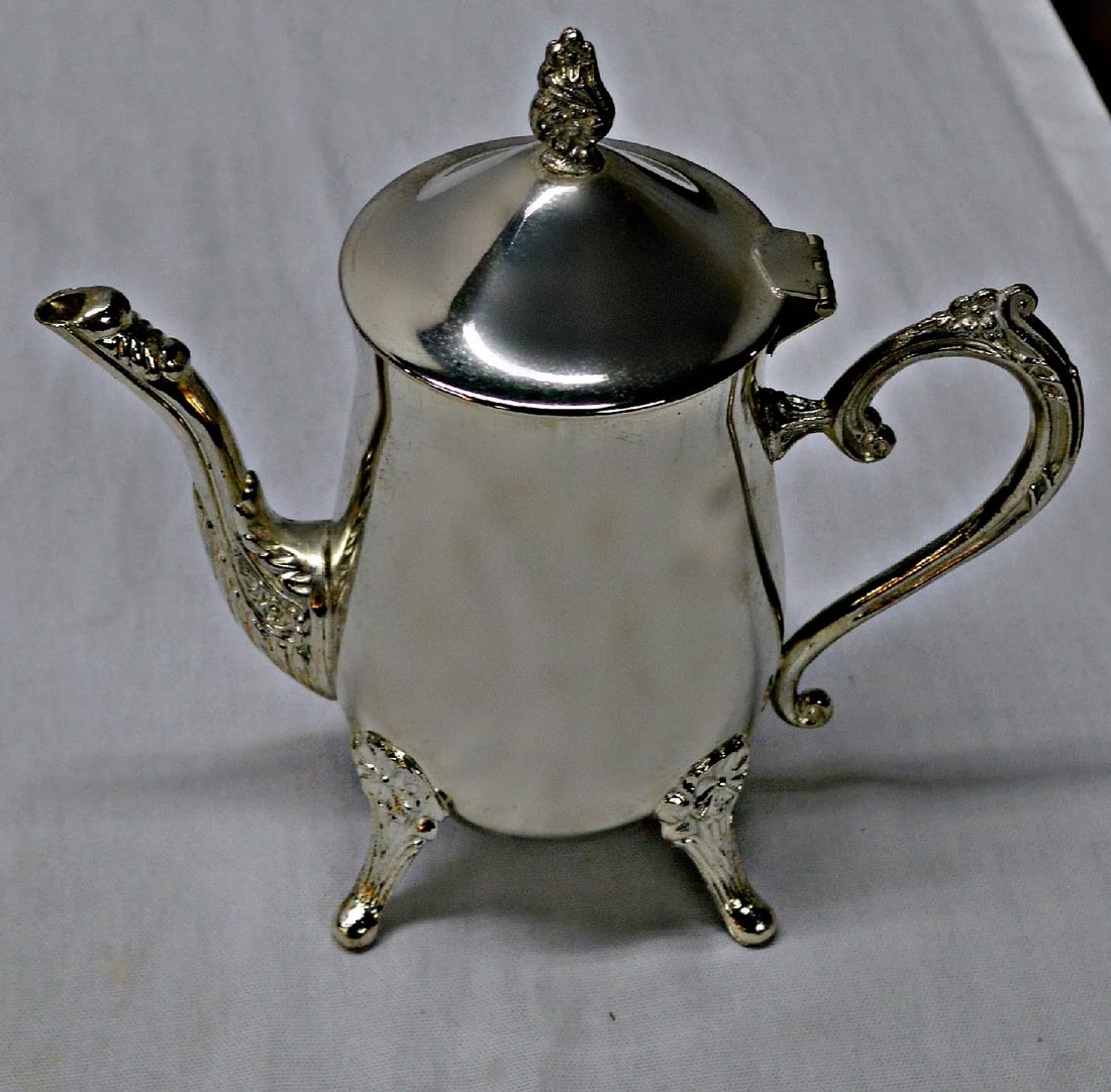 Silver Plated Coffee & Tea Set - 4 Pieces - 8