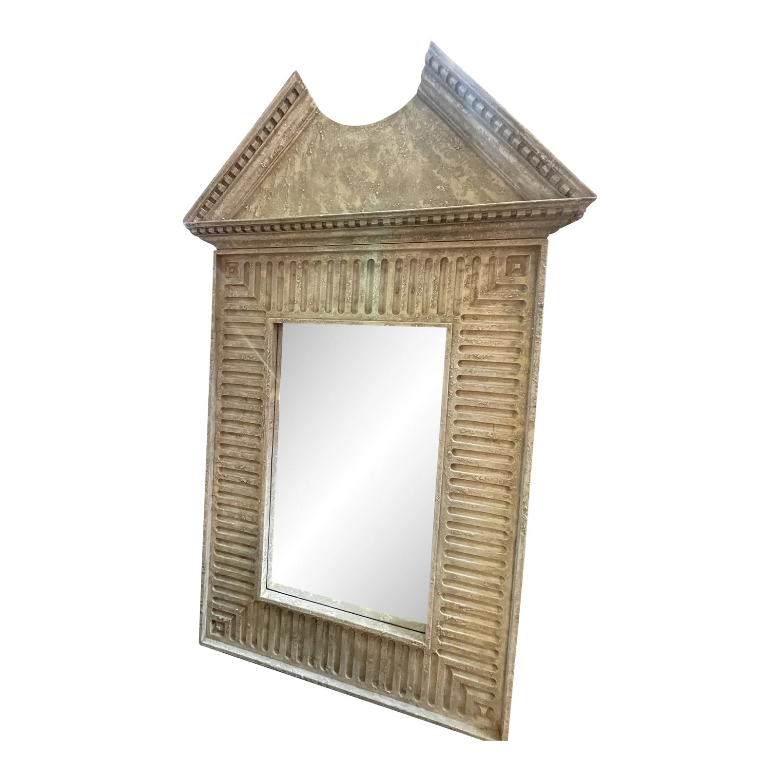 1990s Extra Large Ornate Mirror: Beautiful over-the-top large ornate mirror in really nice condition. Definitely a statement piece for the right person and the right home. Measures approximately 96" x 60". Please keep in mind that