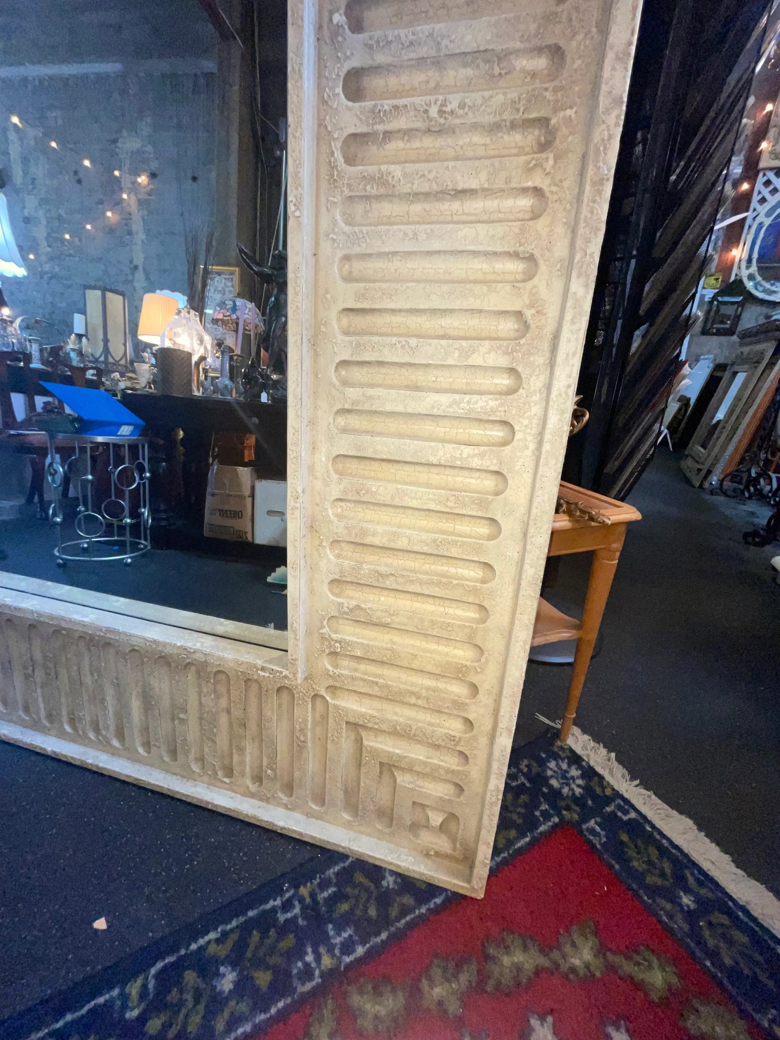 1990s Extra Large Ornate Mirror - 5