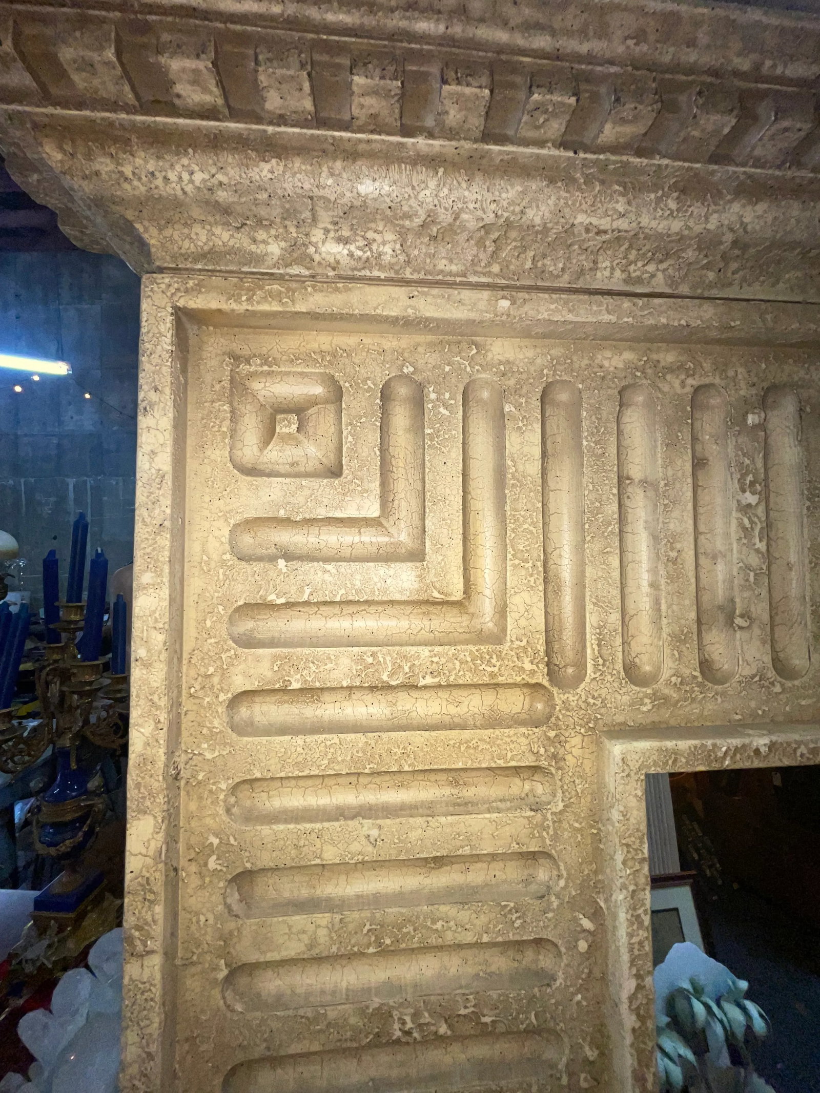 1990s Extra Large Ornate Mirror - 8