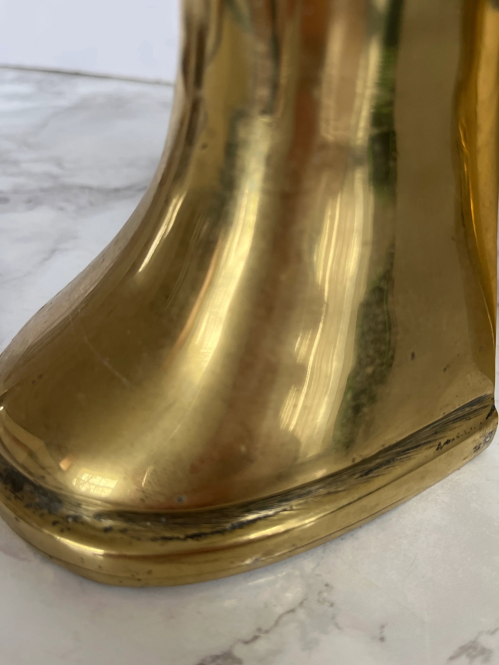 Vintage Brass Elephant Bookends - a Pair - 4