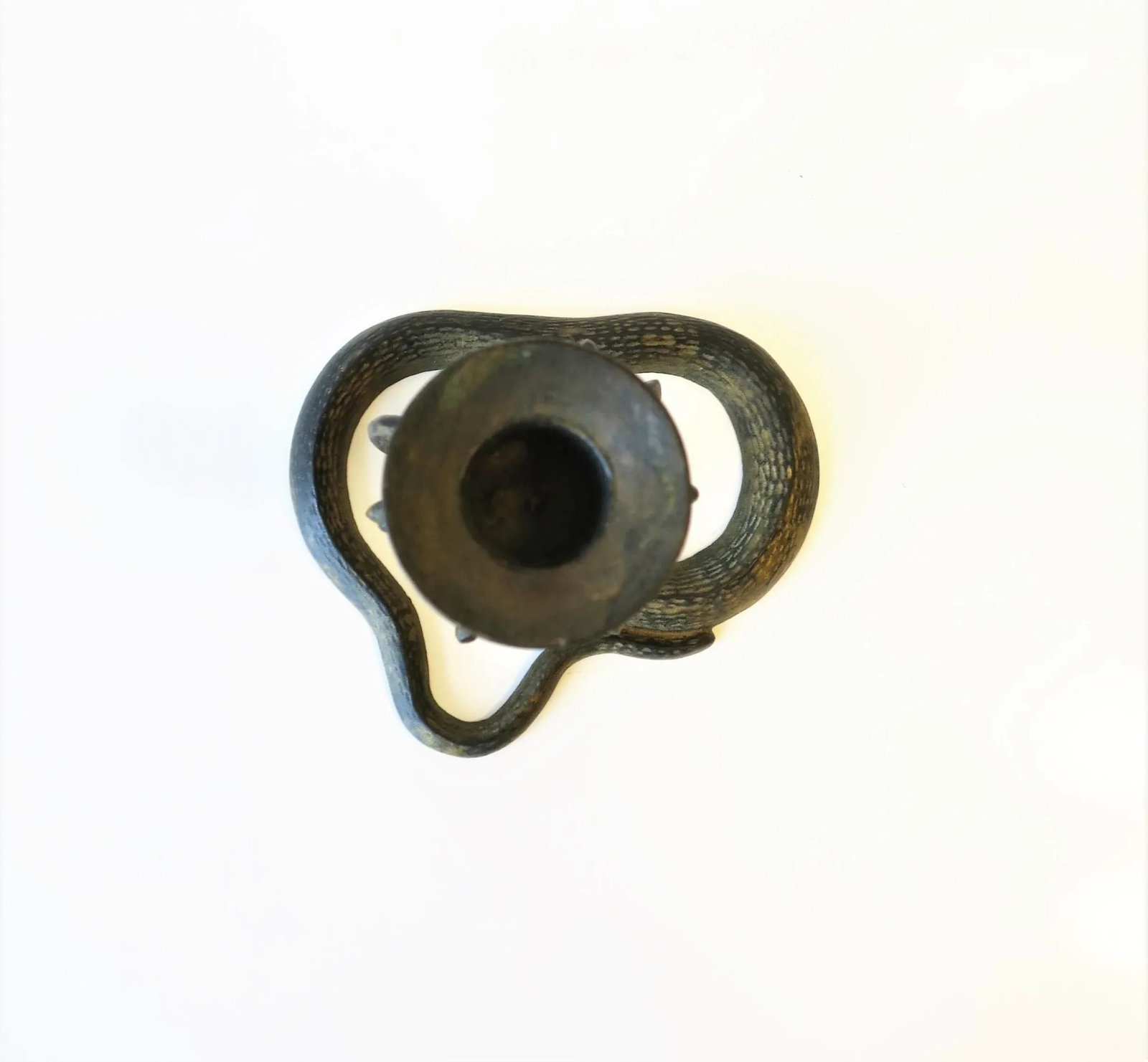 Cobra Snake Candlestick Holder, Circa Early 20th Century - 12