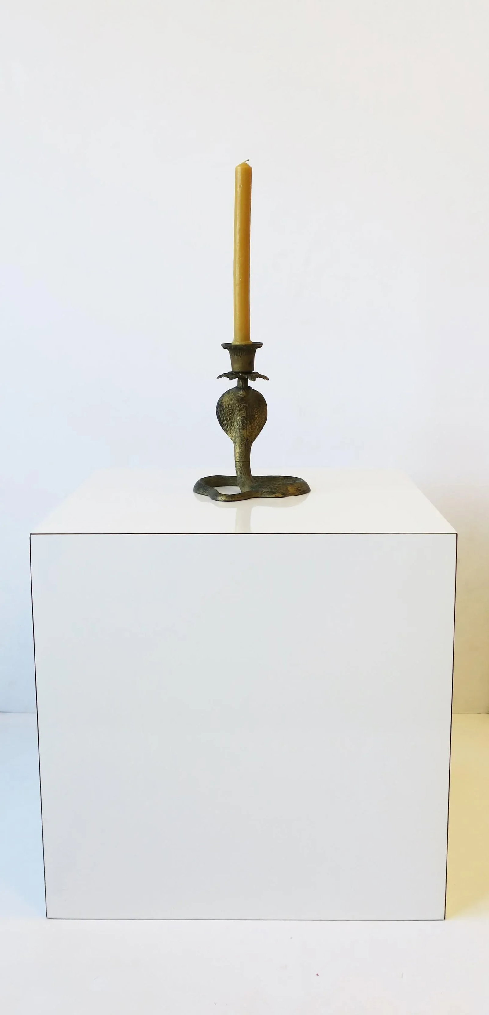 Cobra Snake Candlestick Holder, Circa Early 20th Century - 5