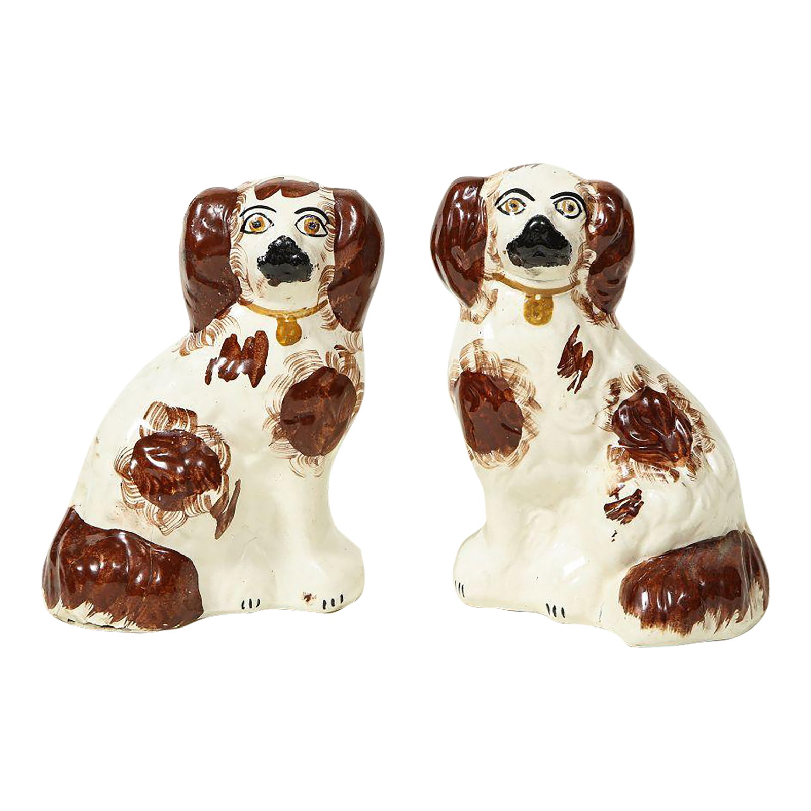 Pair of Staffordshire King Charles Spaniels (1 of 2)