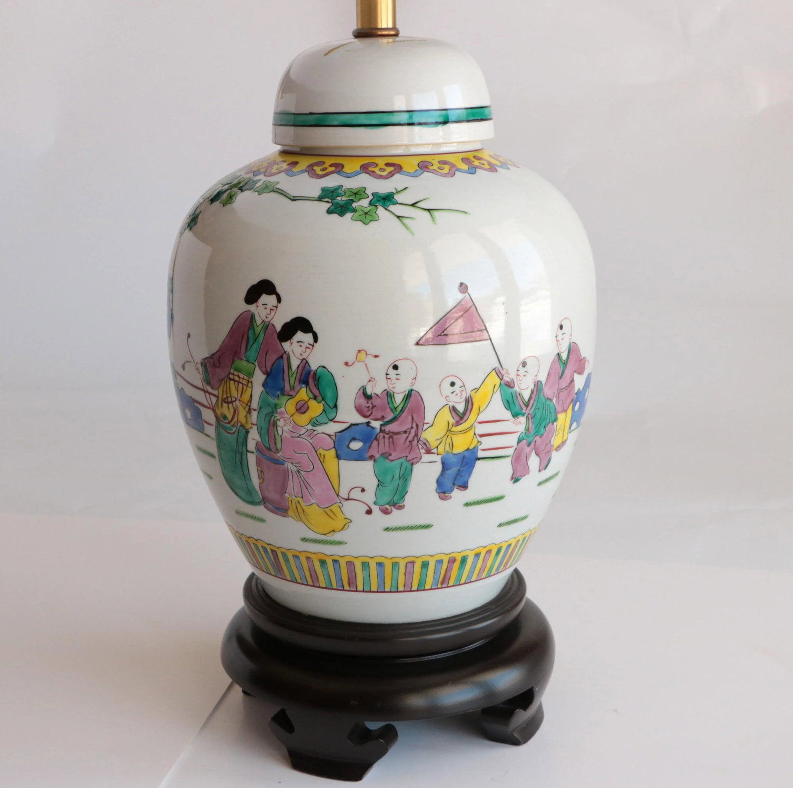 Chinese Republic Period Ginger Jar Table Lamp - 2