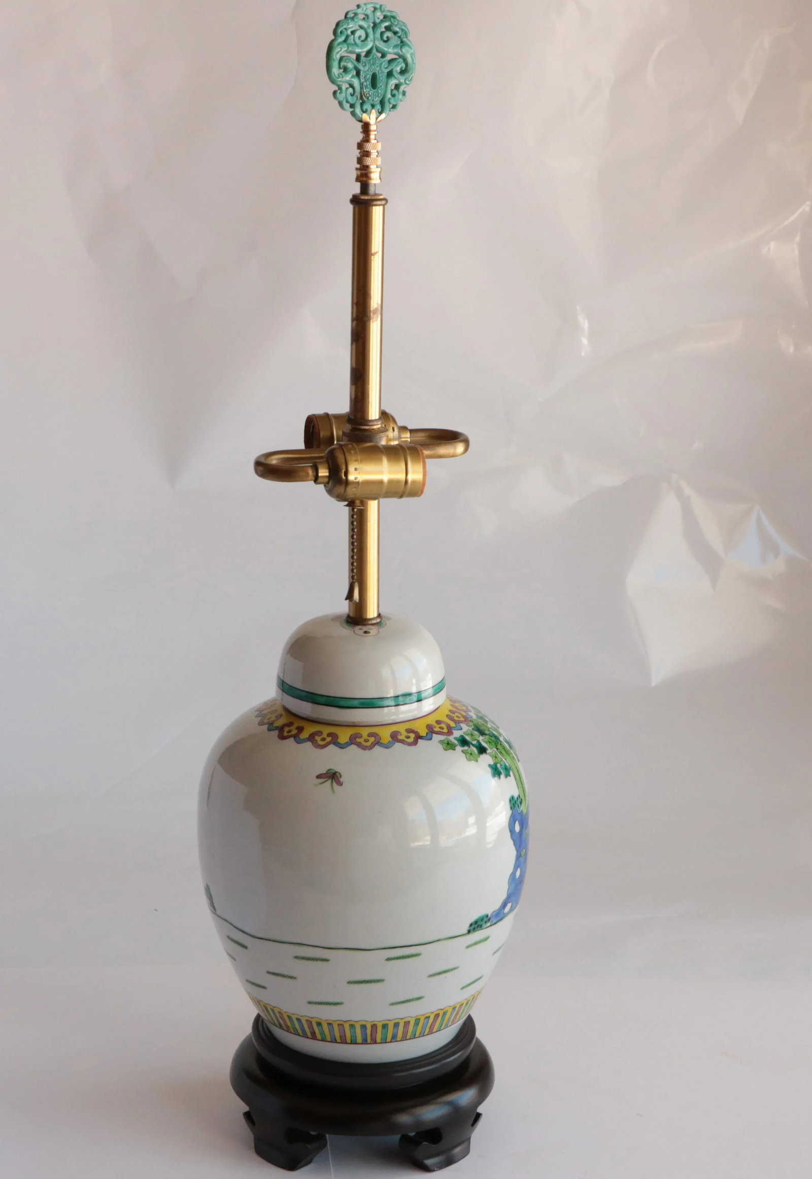 Chinese Republic Period Ginger Jar Table Lamp - 4