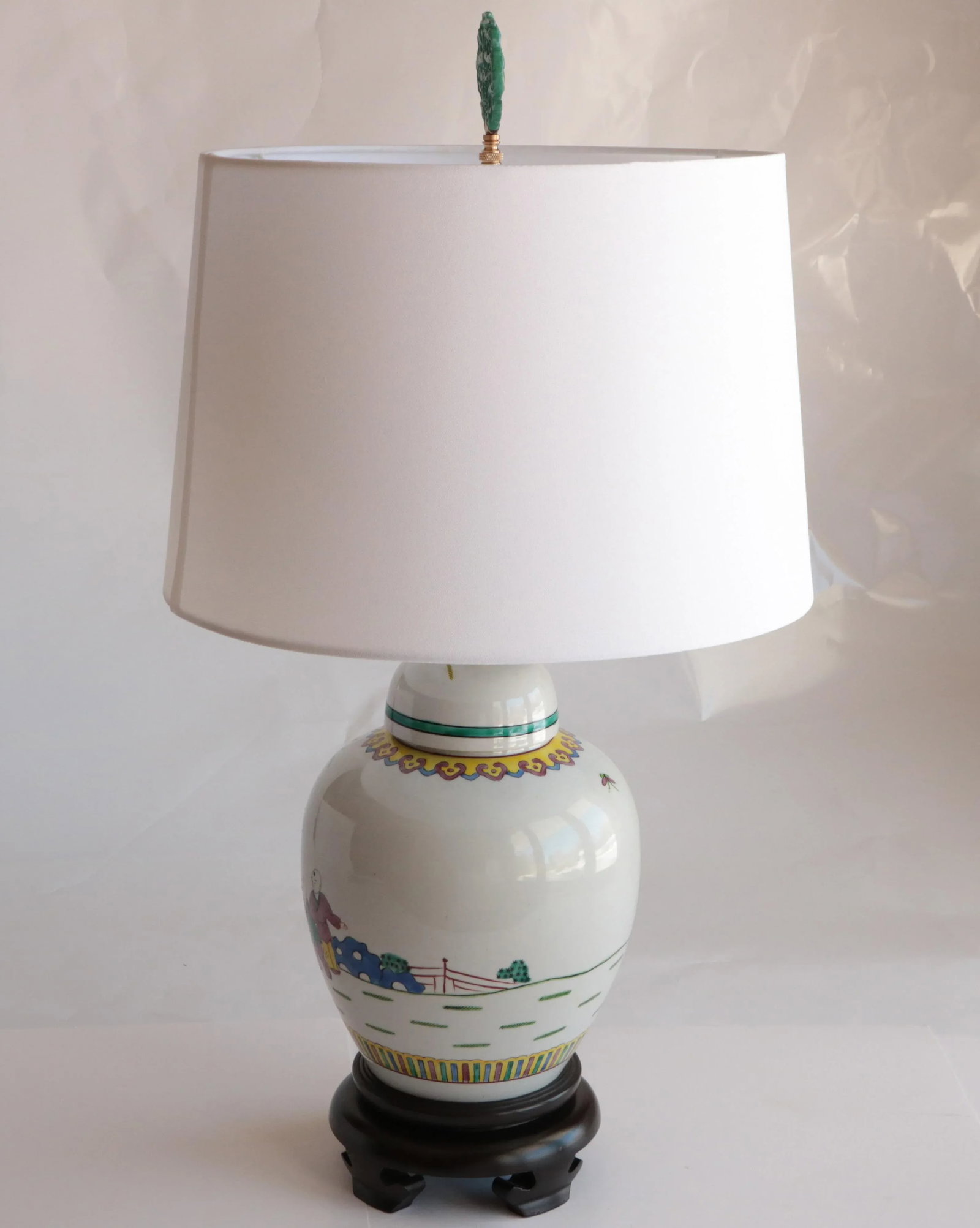 Chinese Republic Period Ginger Jar Table Lamp - 6