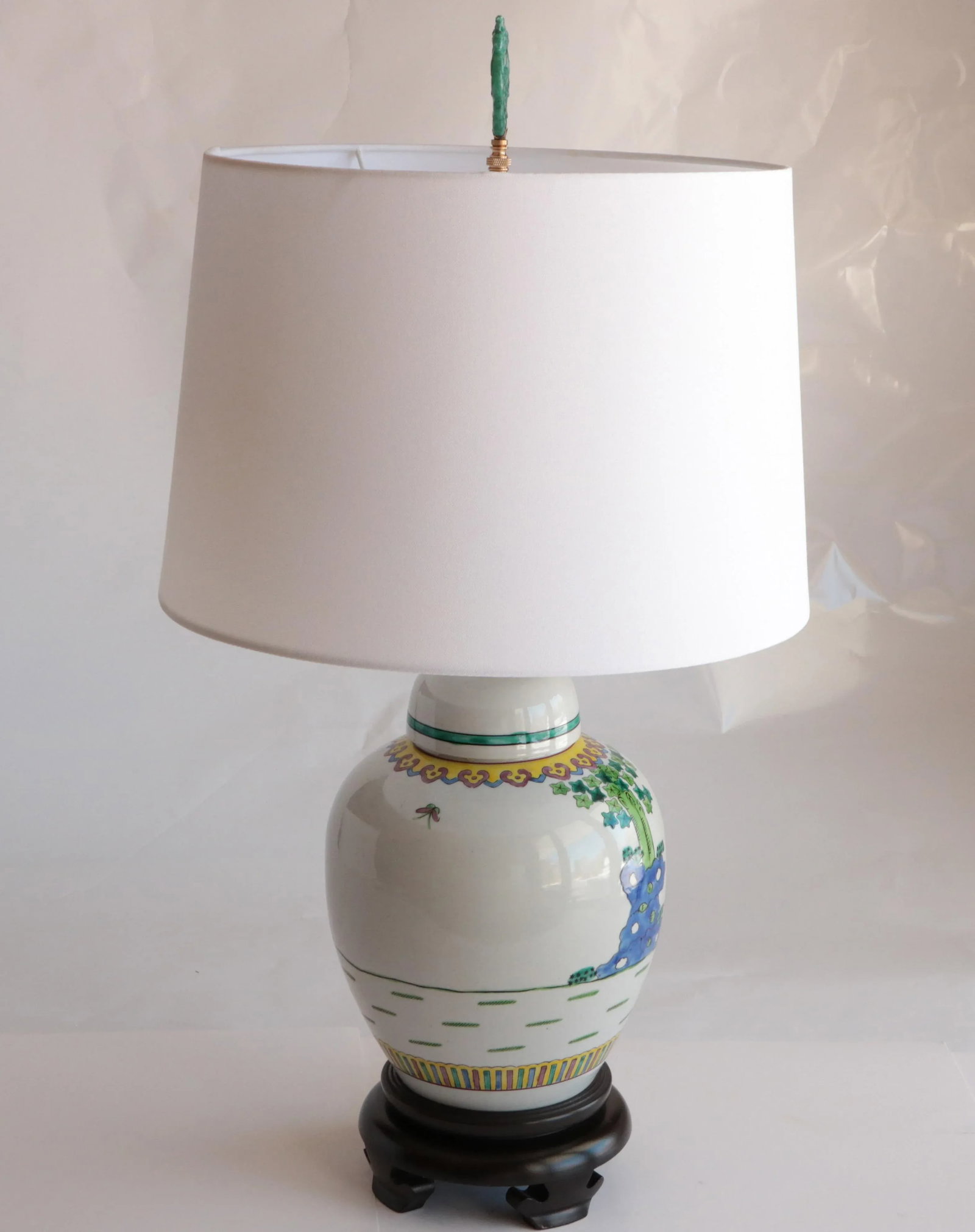 Chinese Republic Period Ginger Jar Table Lamp - 7