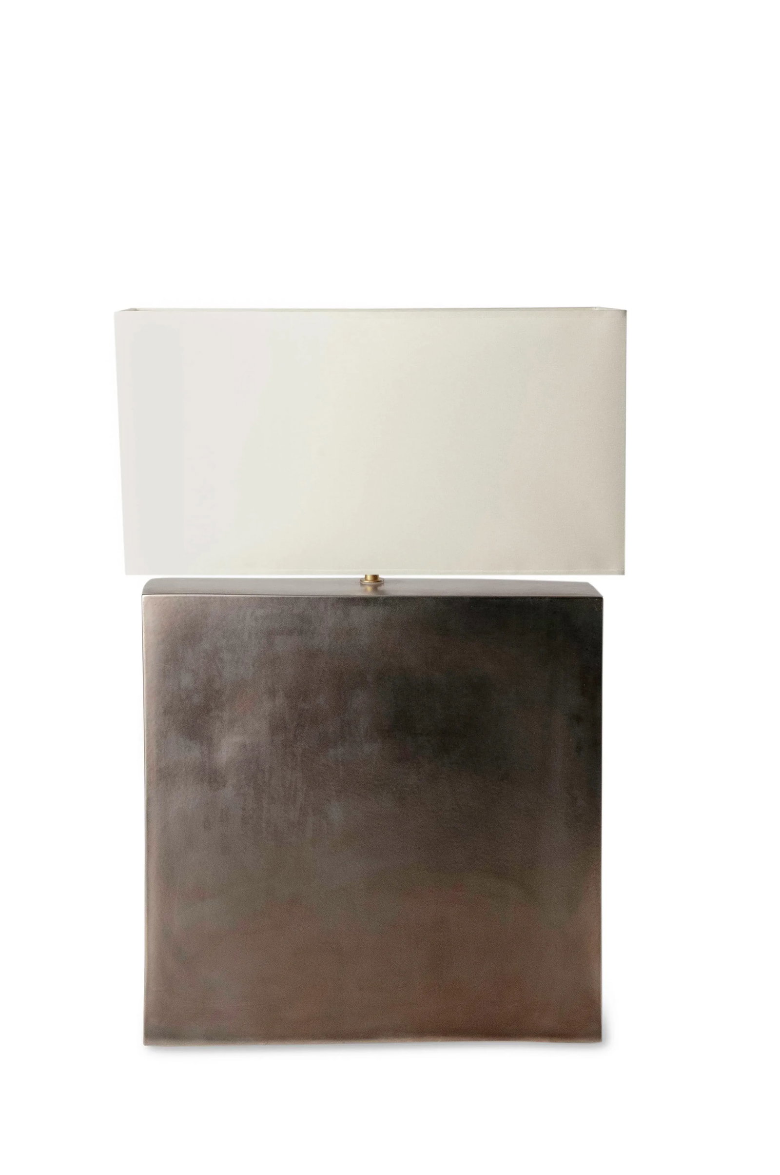 Platinum Glazed Ceramic Table Lamp - 7