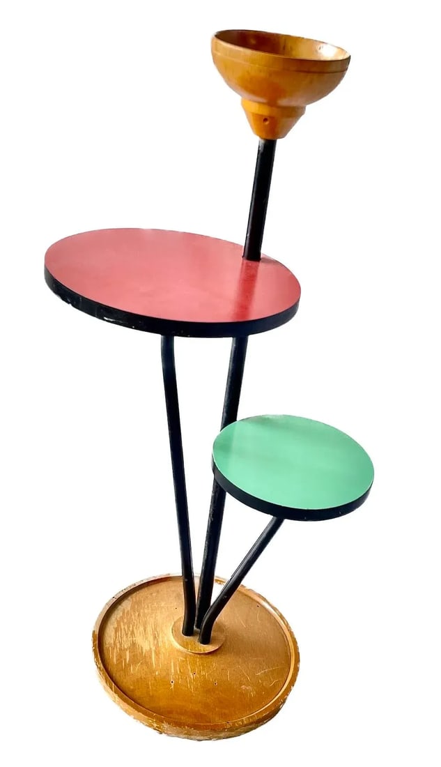 Vintage Mid-Century Modern Plant Stand - 2