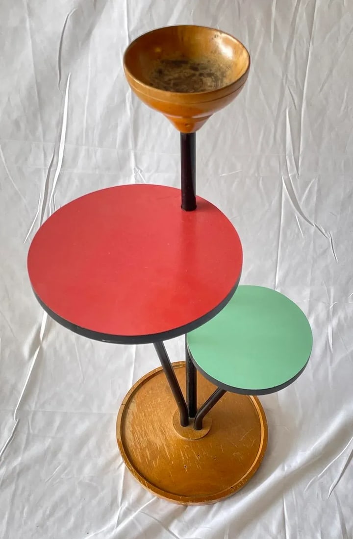 Vintage Mid-Century Modern Plant Stand - 4