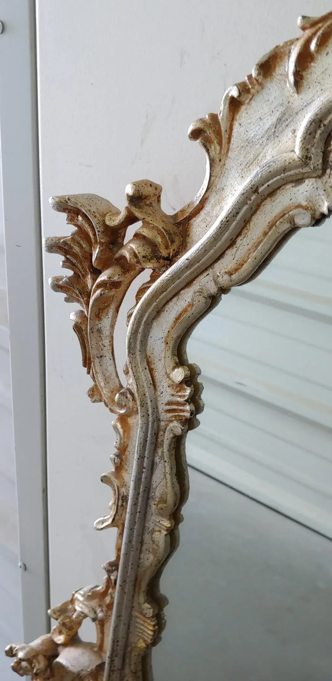 Roberto Giovannini Hand Carved Florentine Floral Mirror - 10