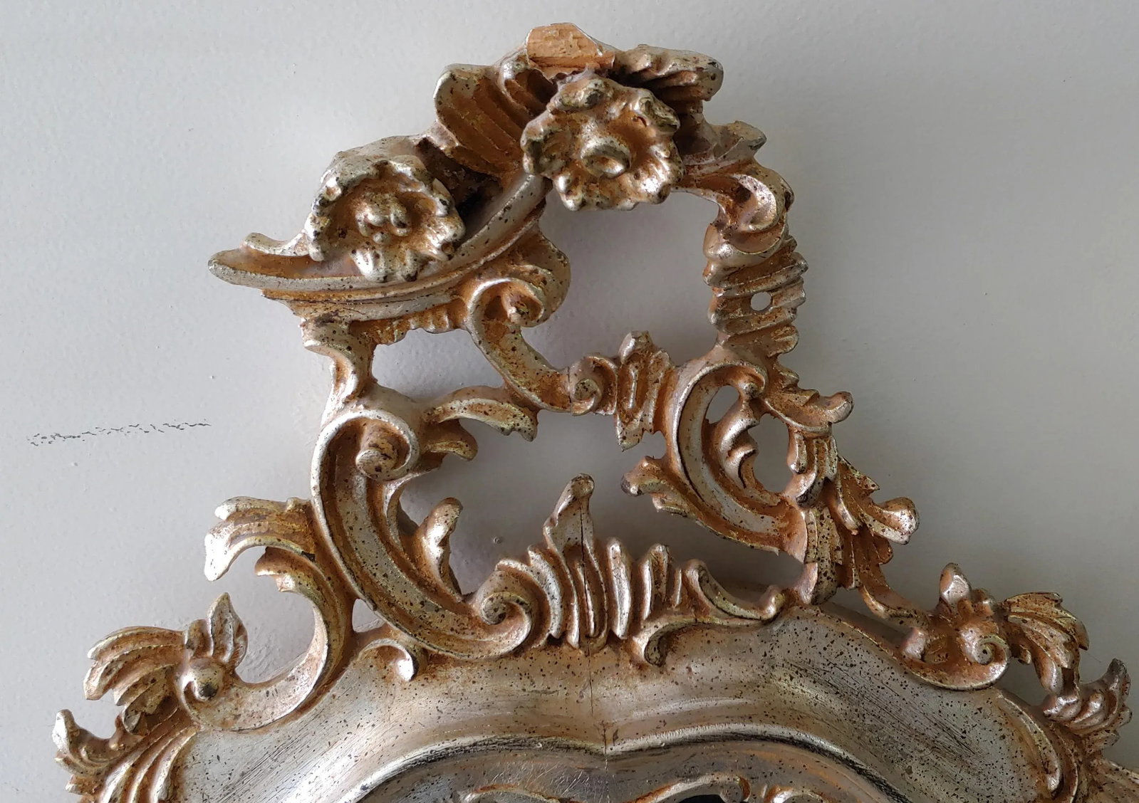 Roberto Giovannini Hand Carved Florentine Floral Mirror - 2