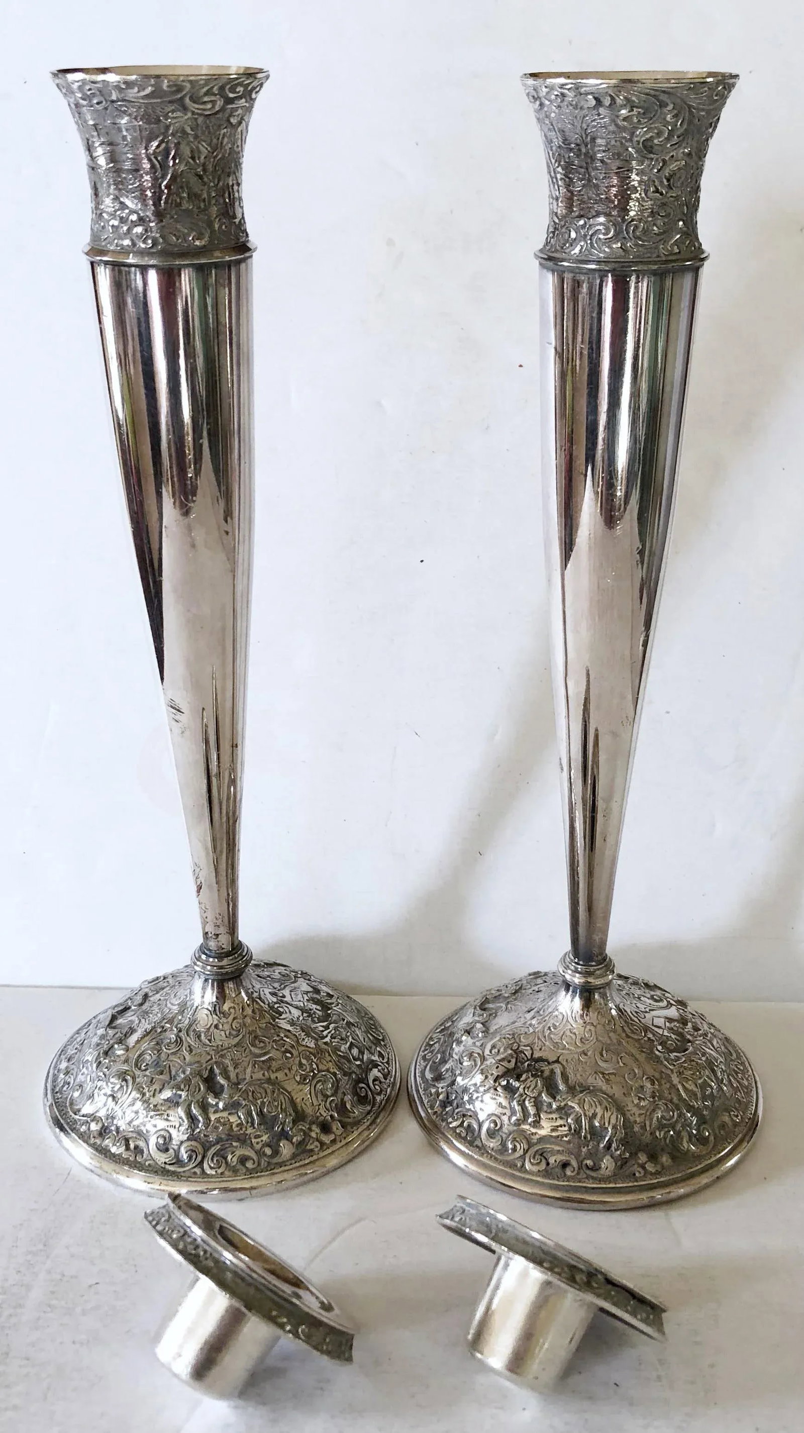 Barbour Silver Candlesticks - 2