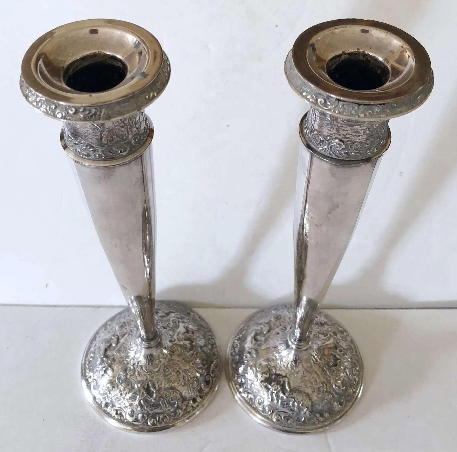 Barbour Silver Candlesticks - 3
