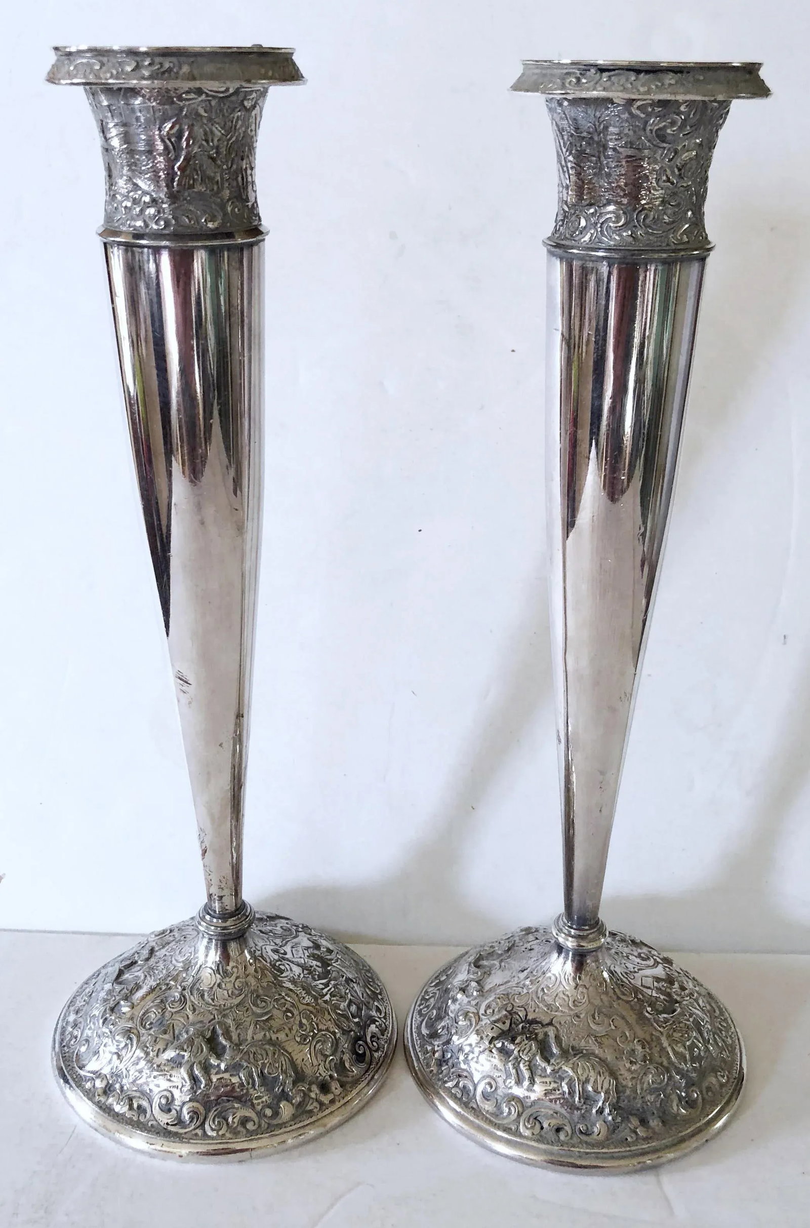 Barbour Silver Candlesticks - 8