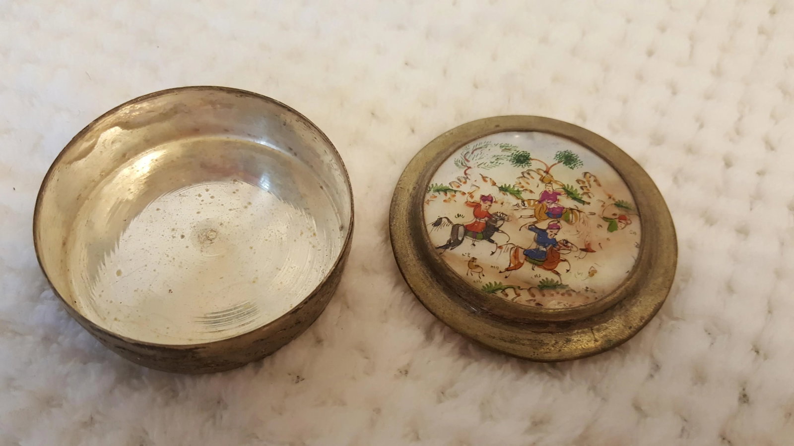 Antique Persian Silver Snuff Box - 2