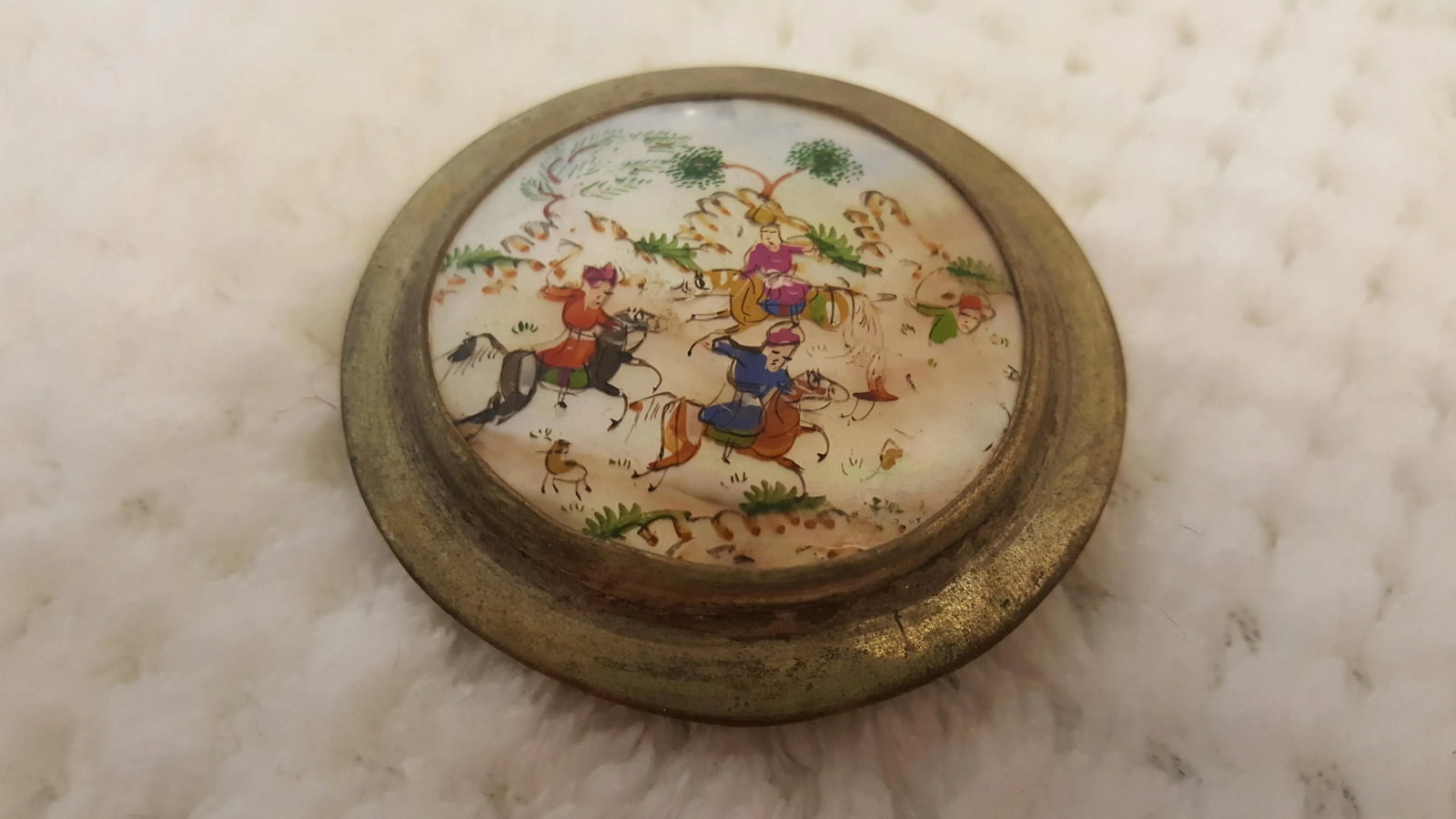 Antique Persian Silver Snuff Box - 4