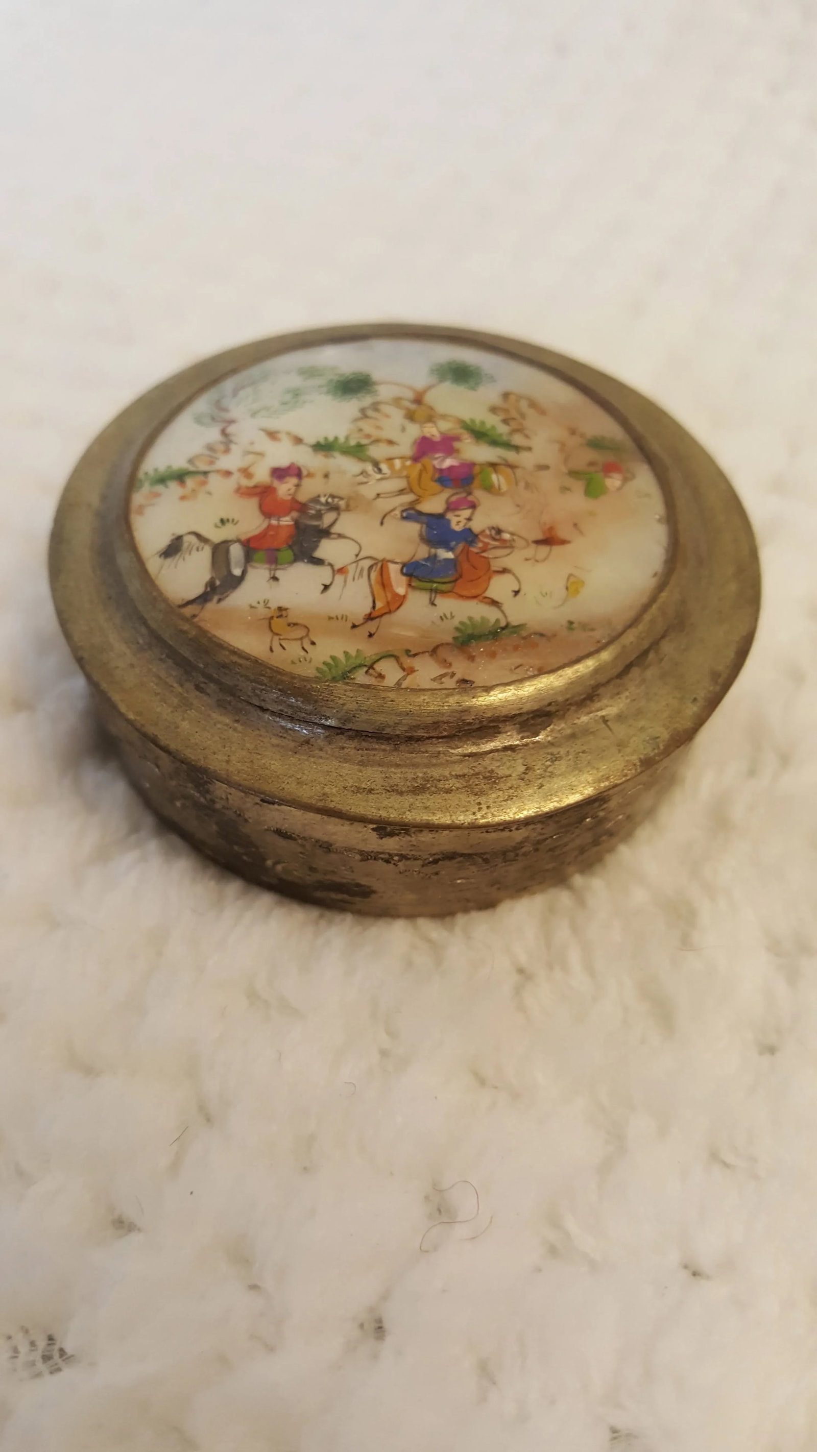 Antique Persian Silver Snuff Box - 6
