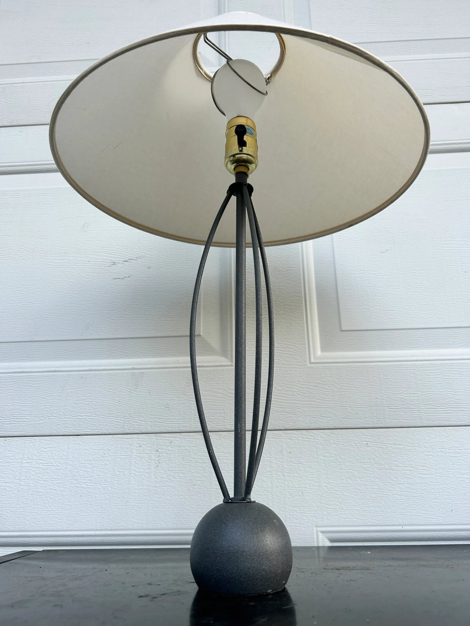 Late 20th Century Postmodern Metal Table Lamp - 4