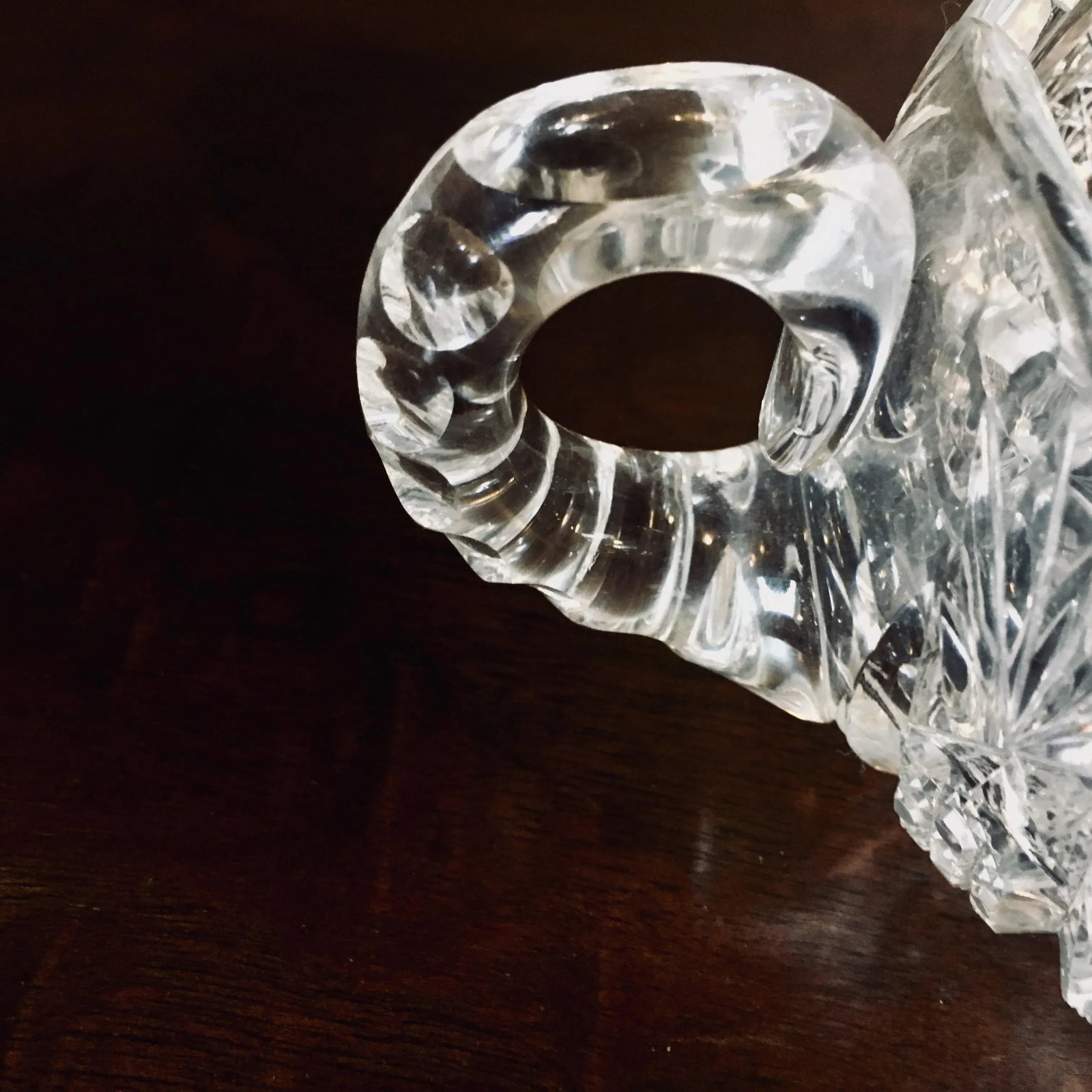 American Brilliant Period Cut Glass Sugar and Creamer - 2 Pieces - 12
