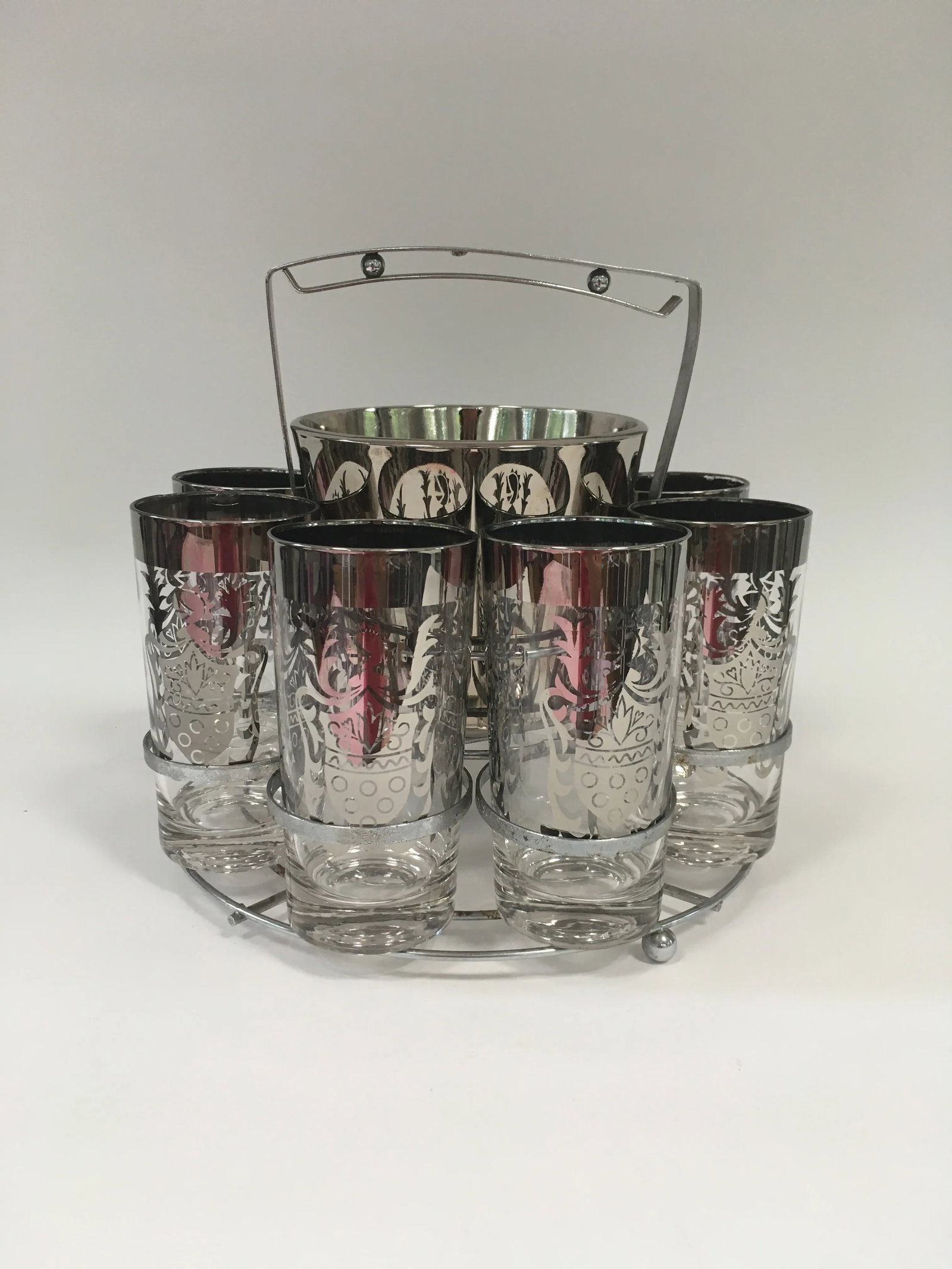 Mid Century Royal Crest Bar Set - 2