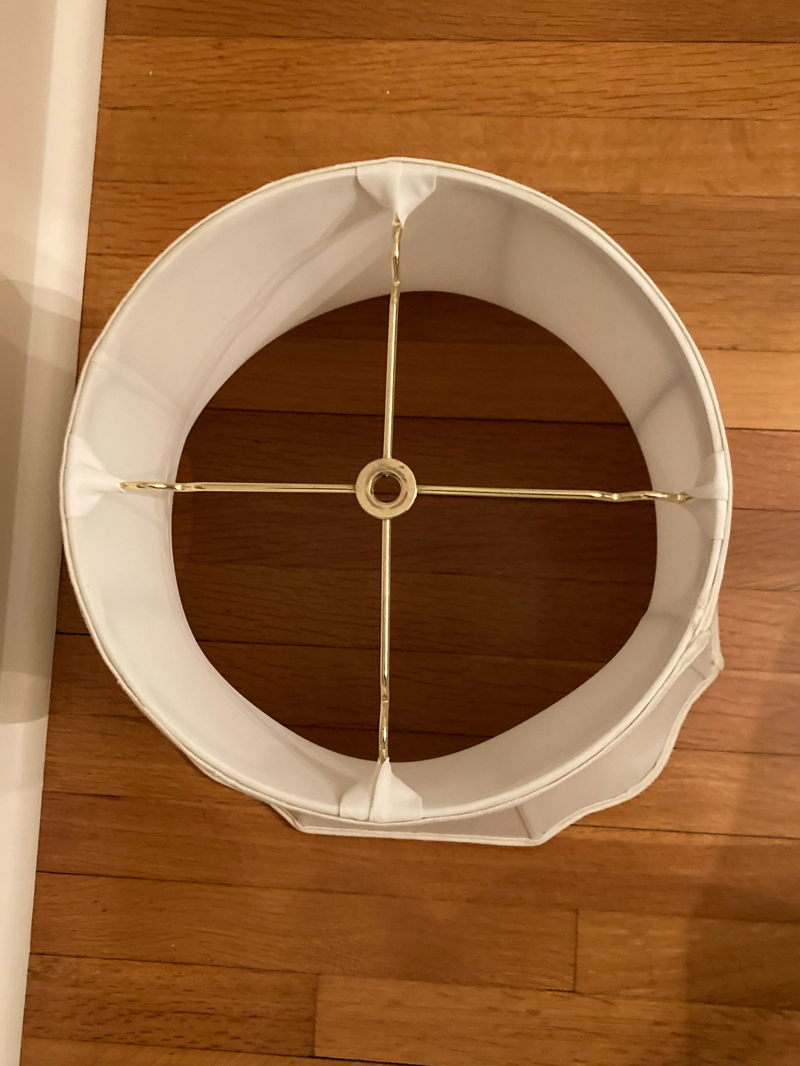 Large Silk Bell Shaped Linen Lamp Shade - 11