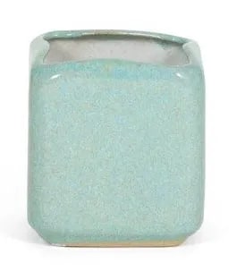 Glidden Turquoise Ceramic Turquoise Planter: This is a ceramic turquoise speckle planter by Parker Glidden. This piece was made in America, c.1940-1957. Condition: Alterations: Original Condition Unaltered Imperfections: Some Imperfections