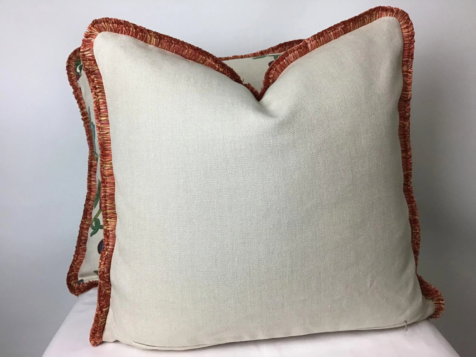 Boho Chic Pillows Printed in Multicolor Botanical - a Pair - 2