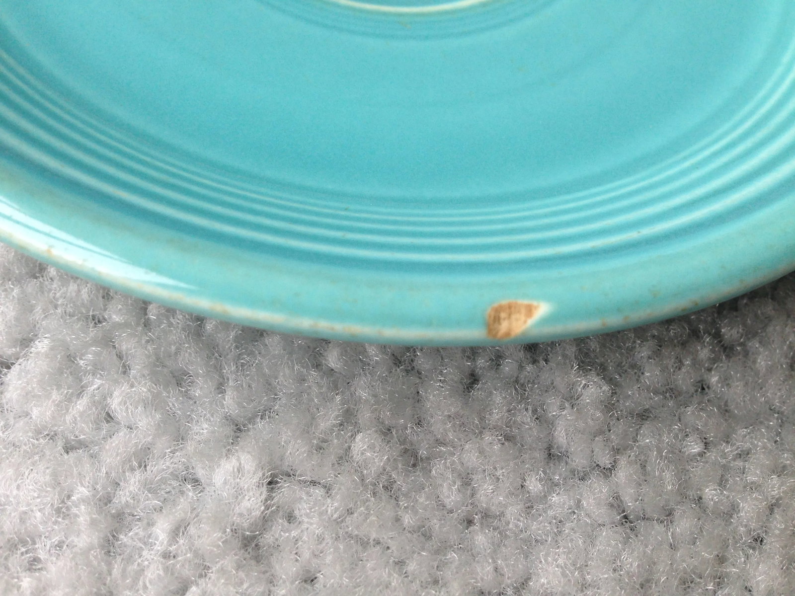 Vintage Turquoise Fiestaware Saucer - 6