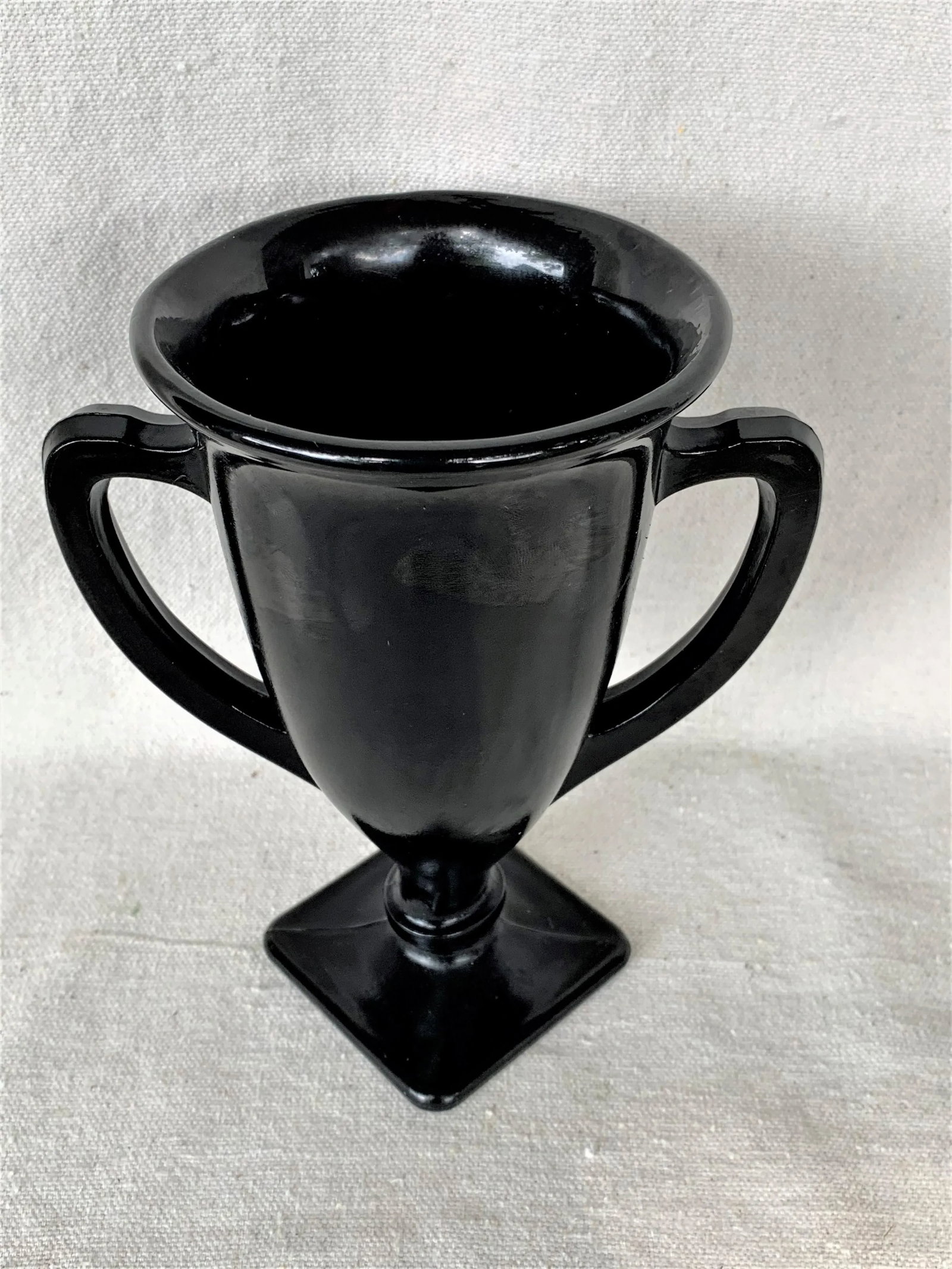Black Amethyst Glass Vase - 2