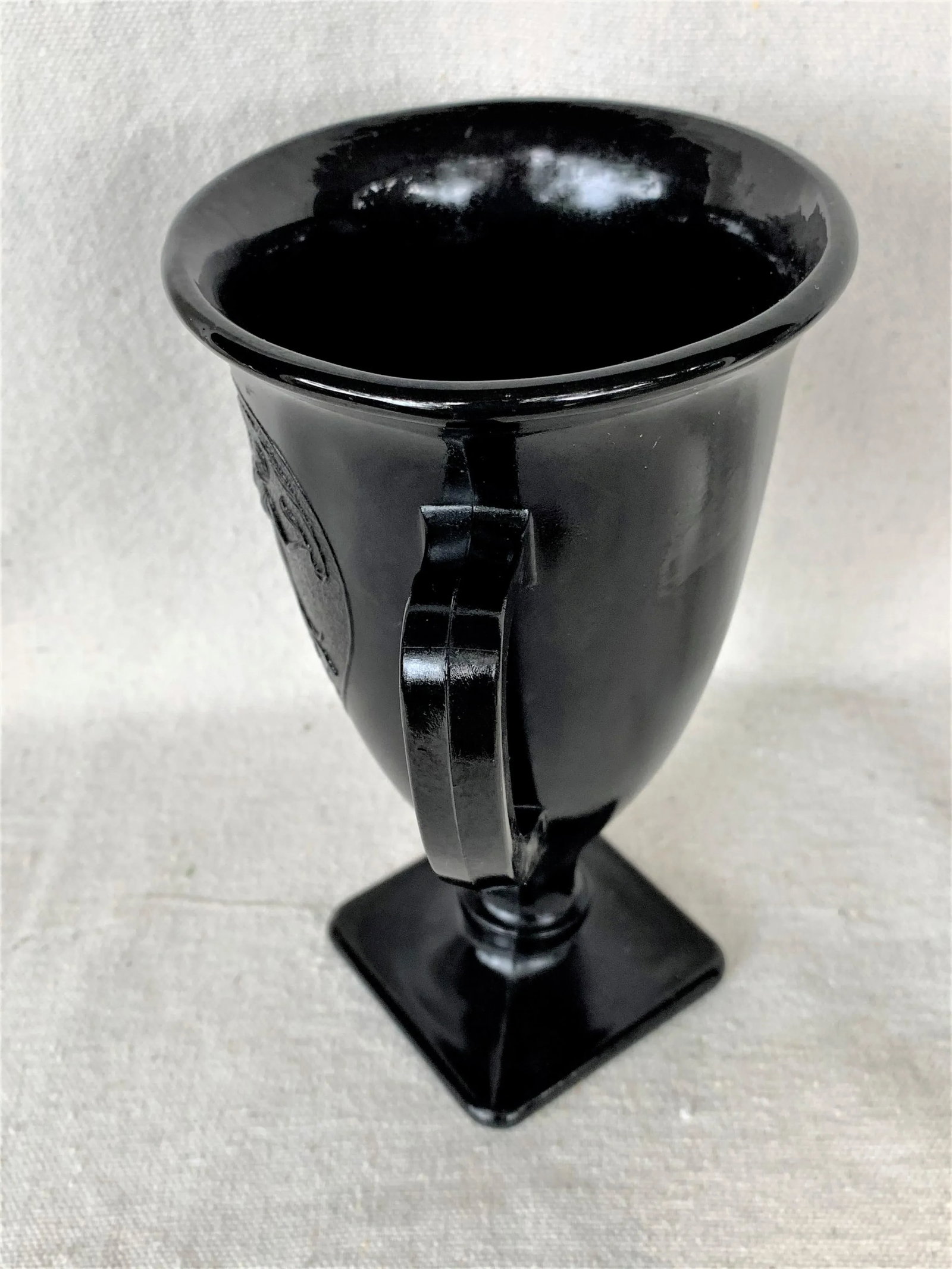 Black Amethyst Glass Vase - 3