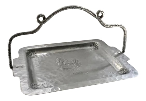 Farberware Aluminum Loop Handled Tray, 1930's (1 of 8)