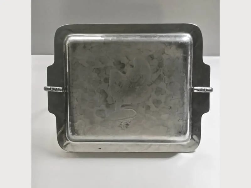 Farberware Aluminum Loop Handled Tray, 1930's - 4