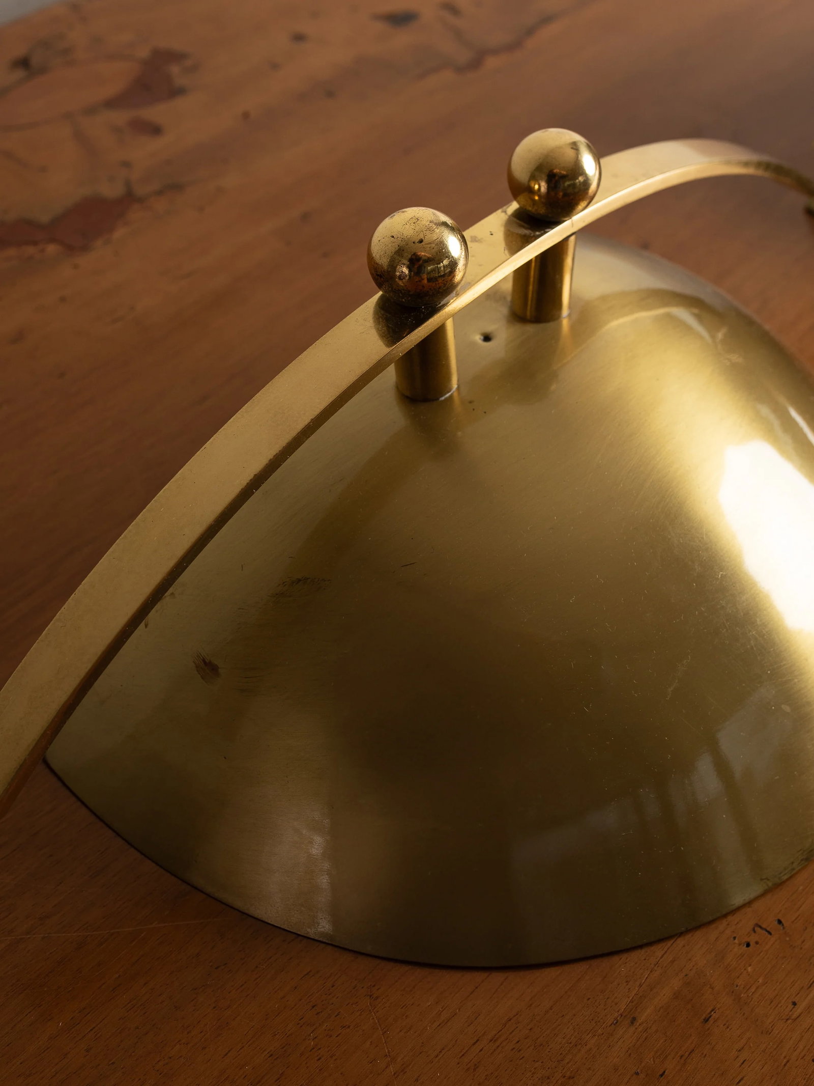 Pair of 1970's Vintage Brass Wall Sconces - 6