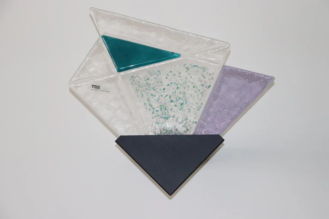 1980s Mid-Century Modern Murano Glass Wall Lamp - 13