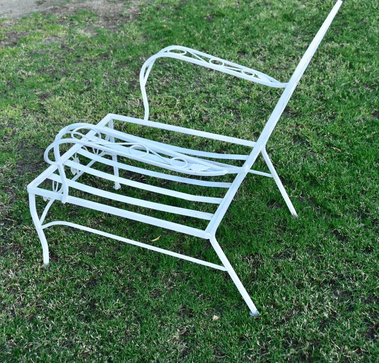 Woodard Mid Century Wrought Iron Arm Chair - 4