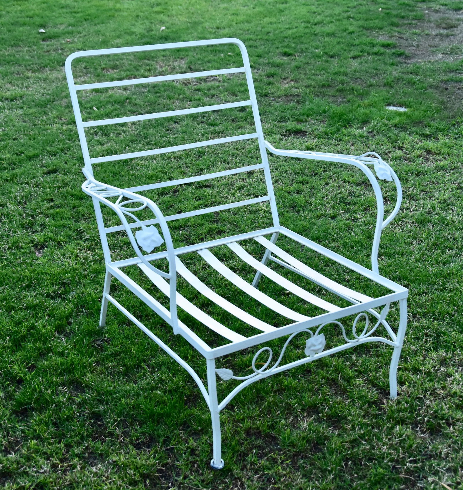 Woodard Mid Century Wrought Iron Arm Chair - 6