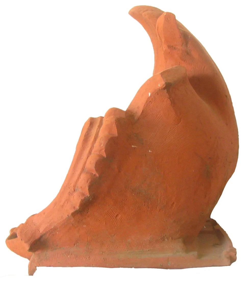 Antique French Terracotta Architectural Salvage Element - 2