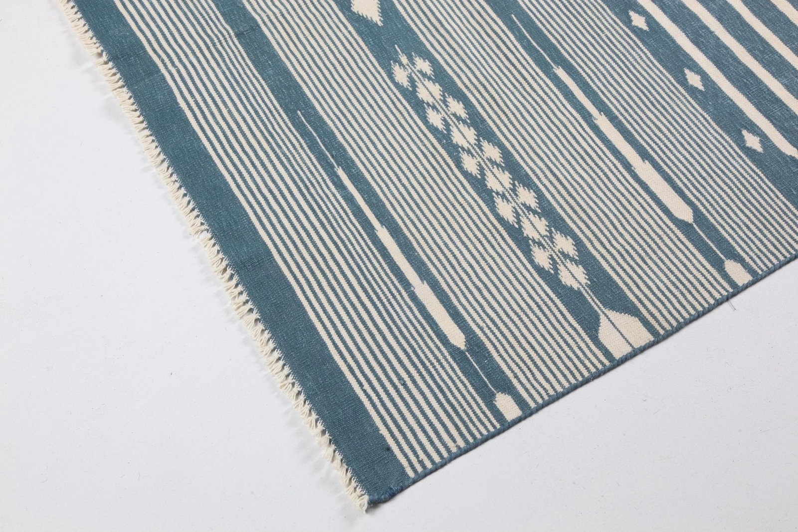 Handmade Oushak Modern Flatweave Kilim - 4