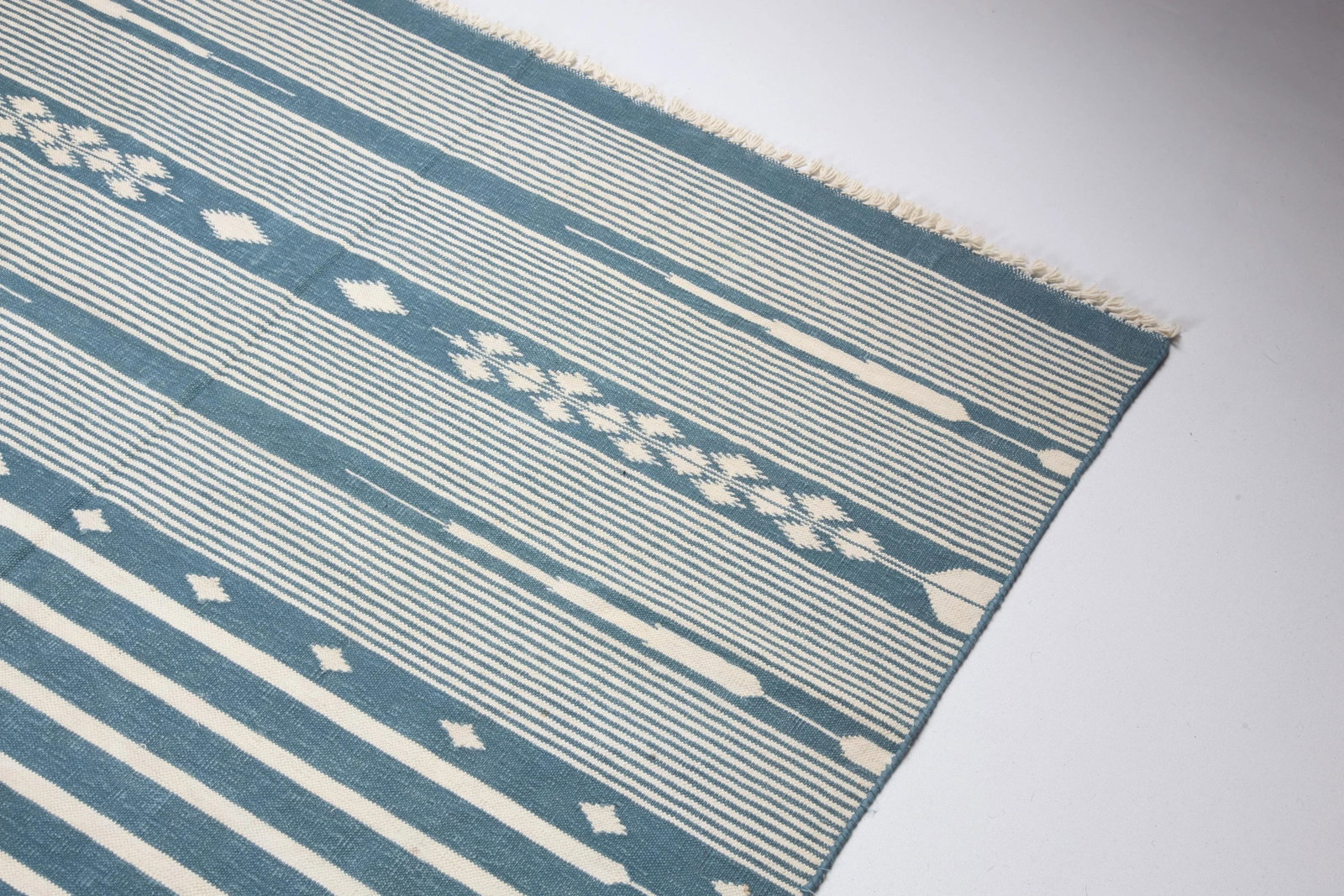 Handmade Oushak Modern Flatweave Kilim - 6
