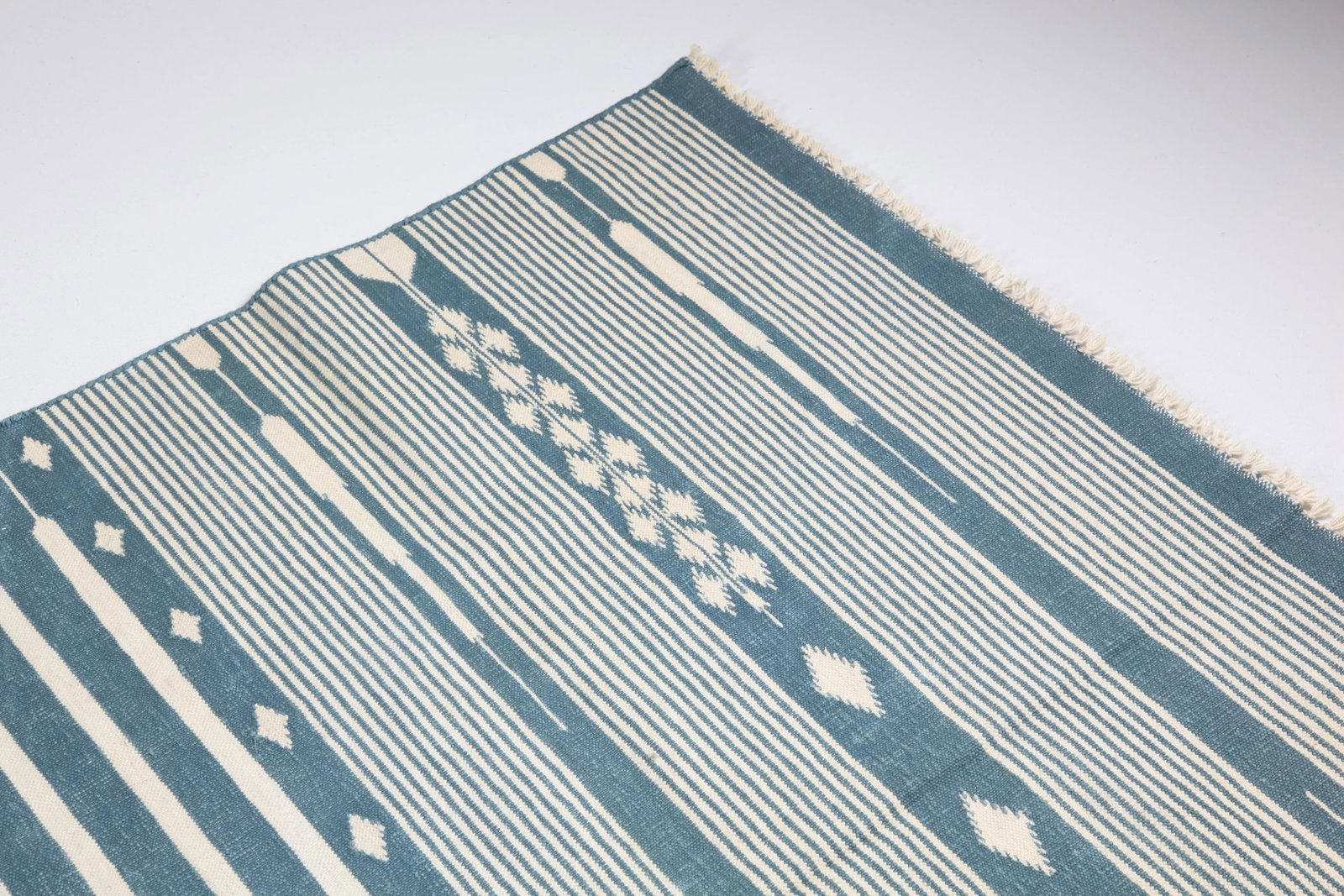 Handmade Oushak Modern Flatweave Kilim - 7