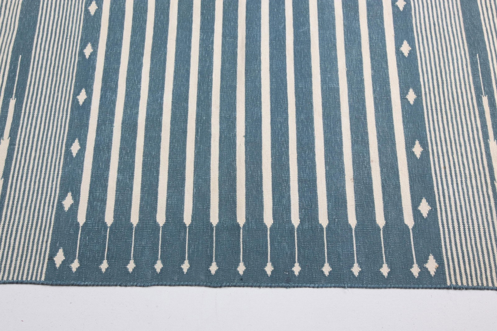 Handmade Oushak Modern Flatweave Kilim - 9