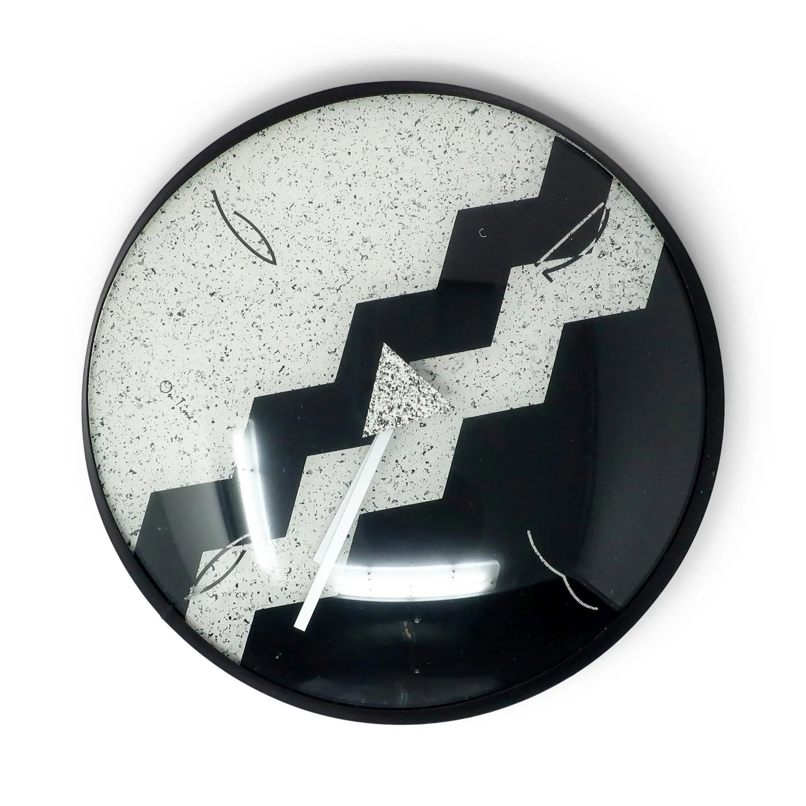 1980s Post Modern Wall Clock by Empire Arts - 4
