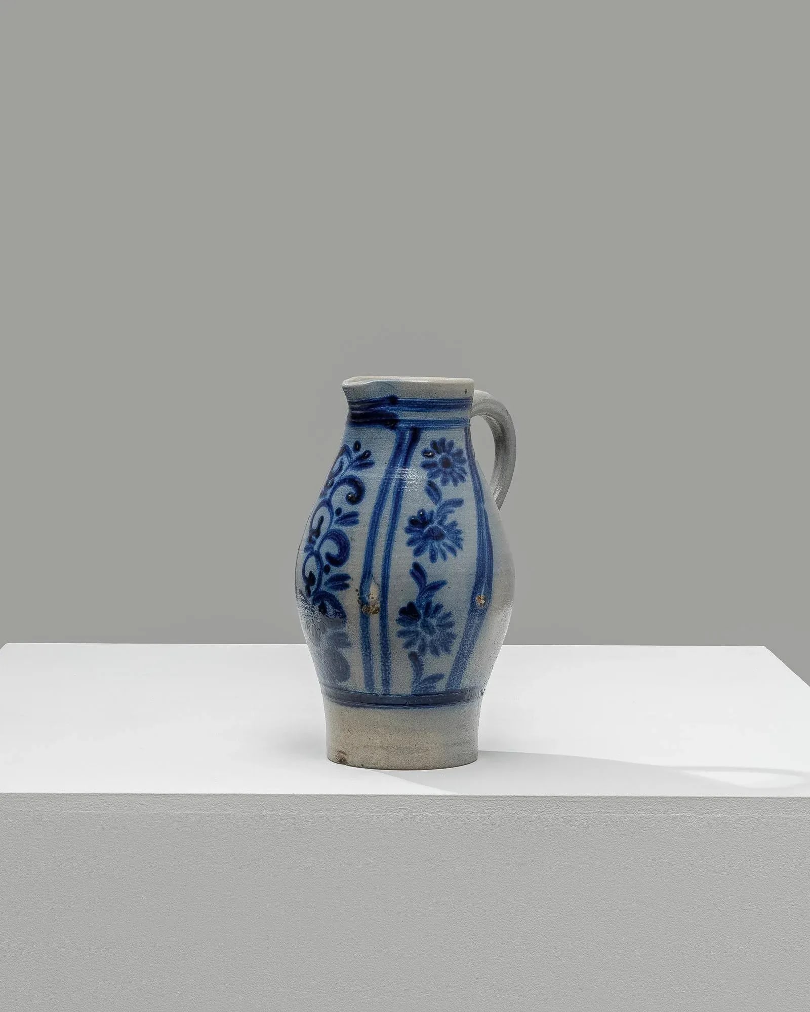 1900s Belgian Ceramic Jug - 6